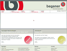 Tablet Screenshot of beganer.de